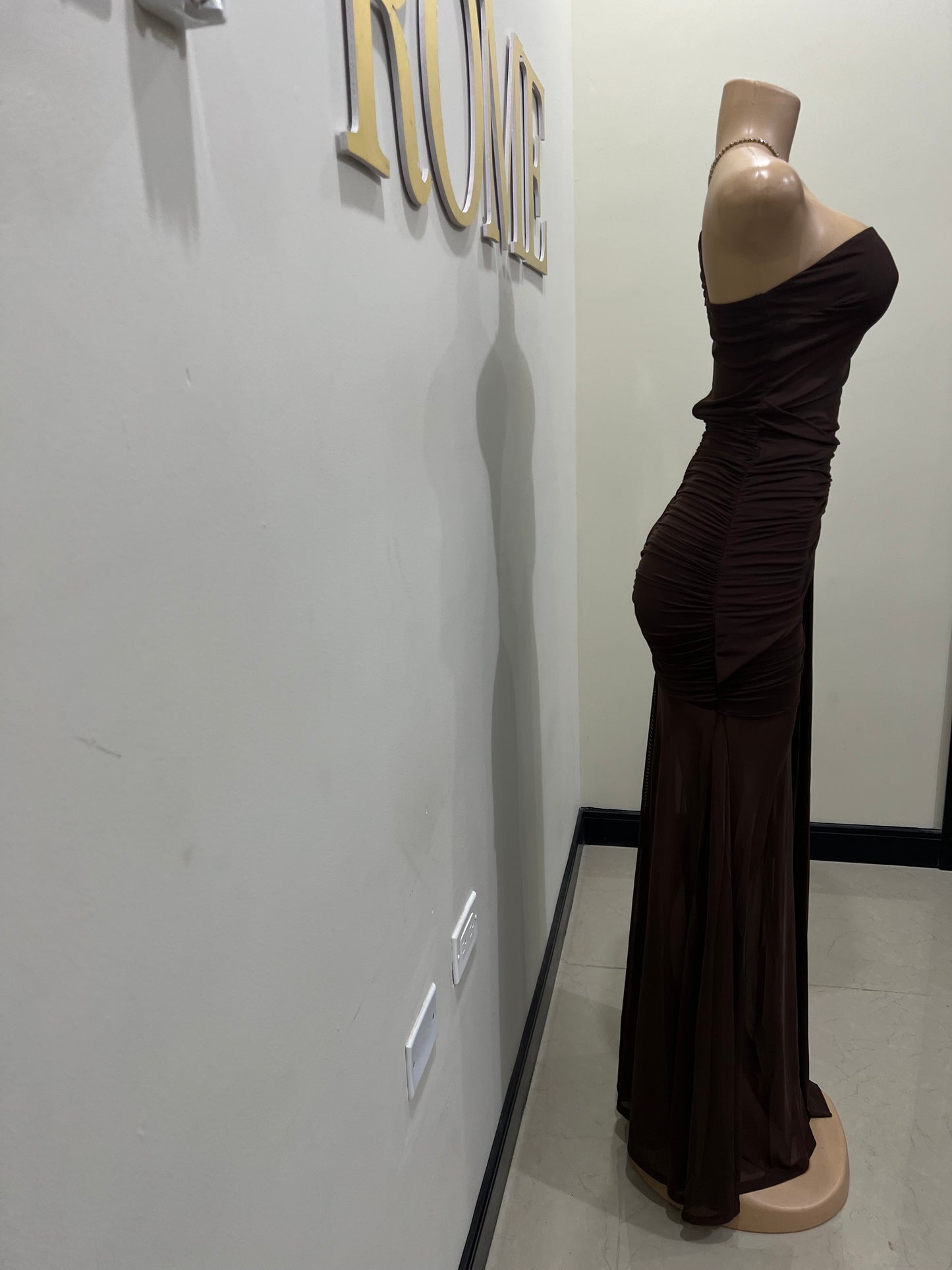 Celest Dress (Brown)