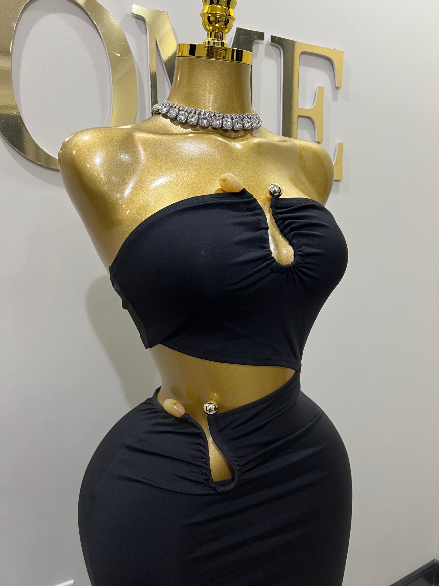 Ming Stone Dress (Black)