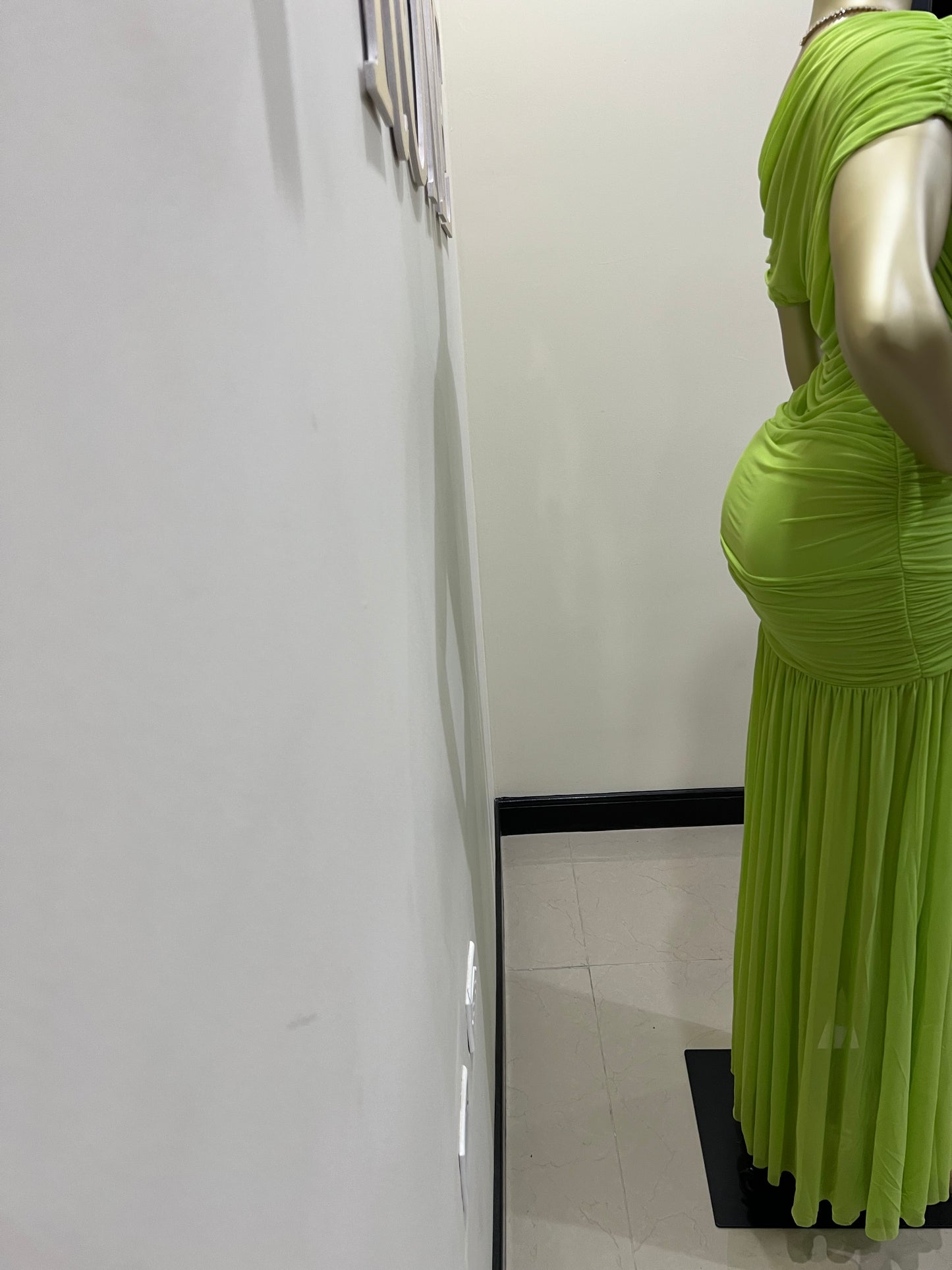Michelle Tiana Split Dress (Green)