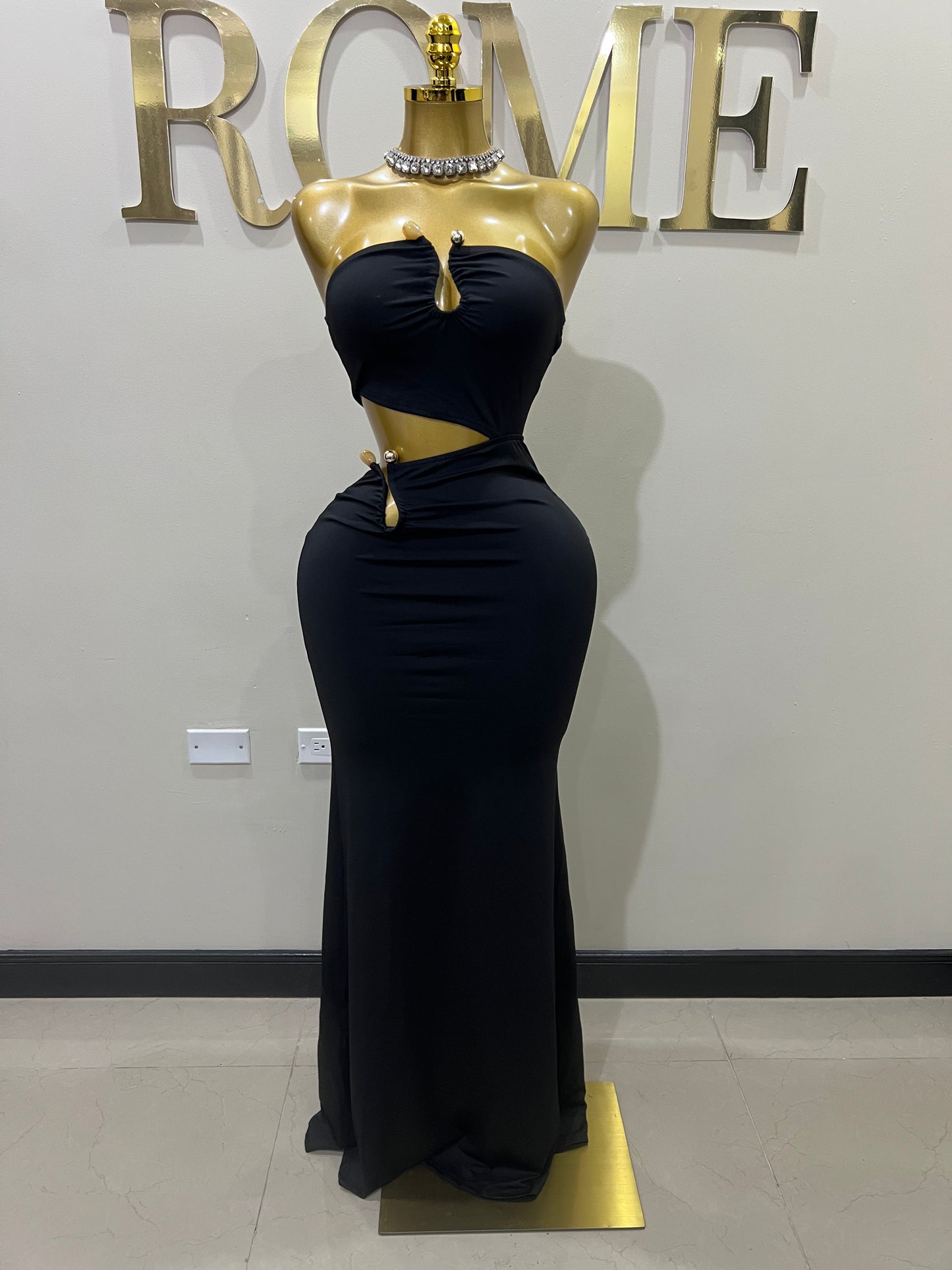 Ming Stone Dress (Black)
