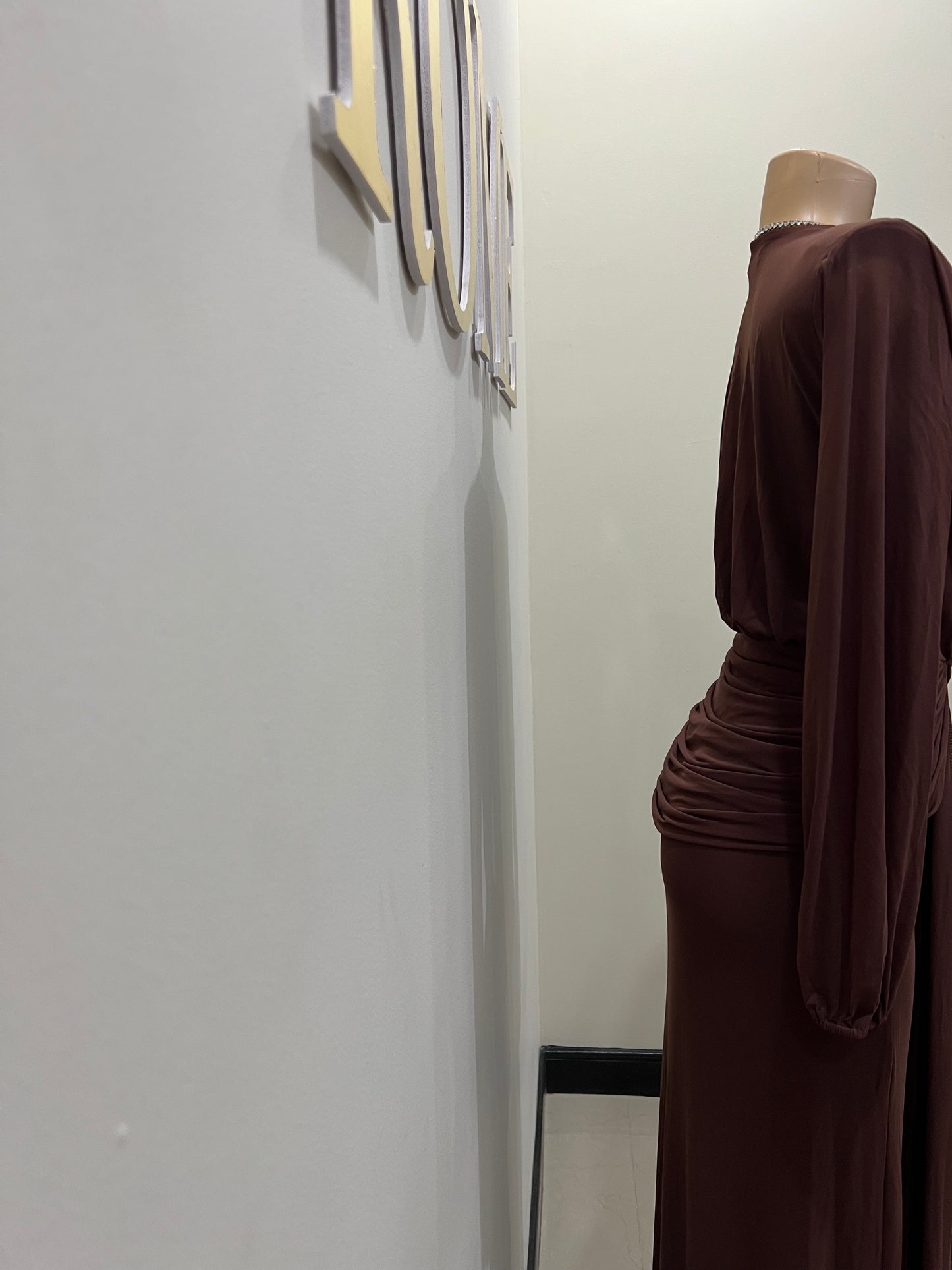 Michelle Victoria Dress (Brown)