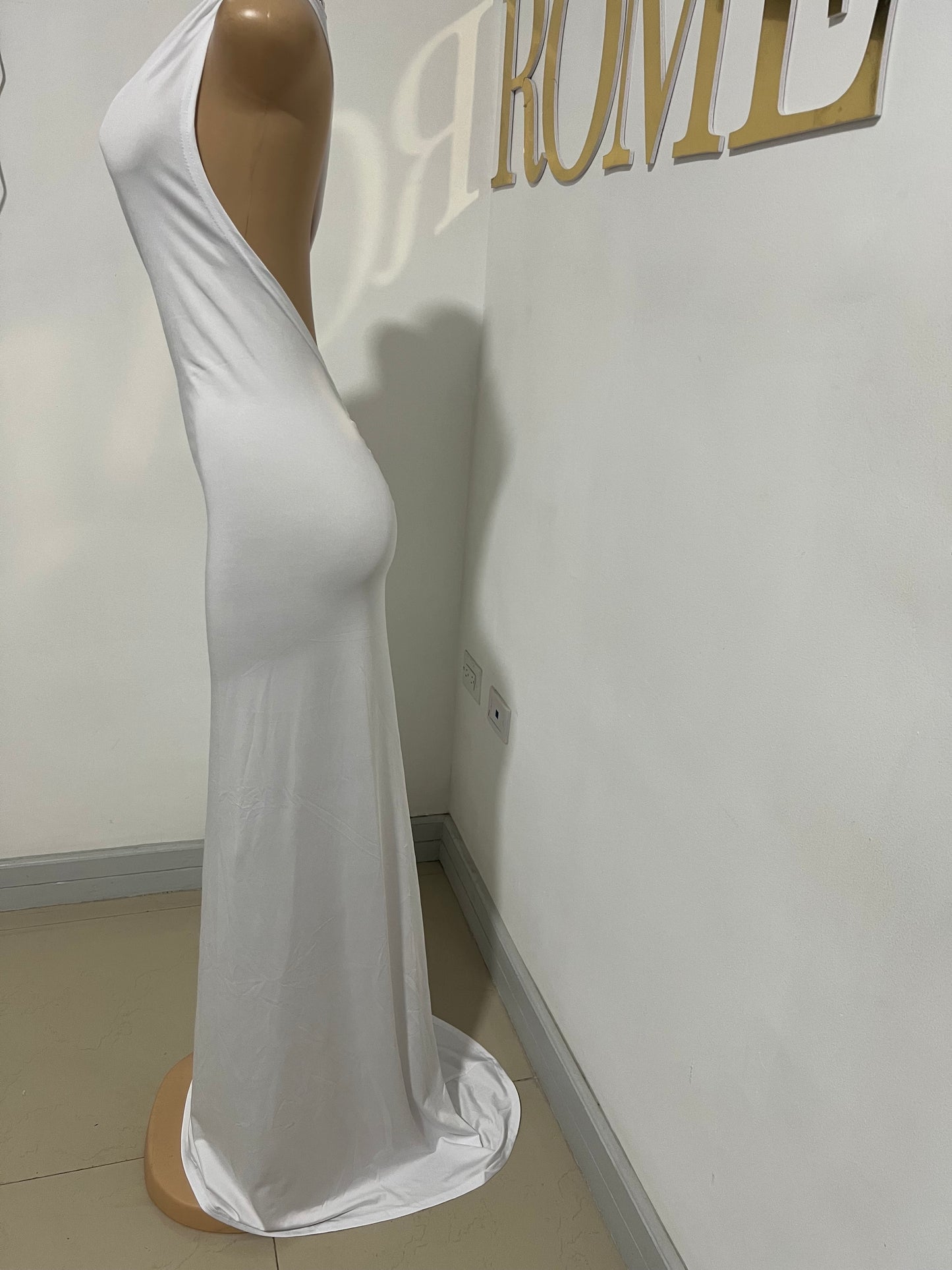 Toya Dress (Pure White)