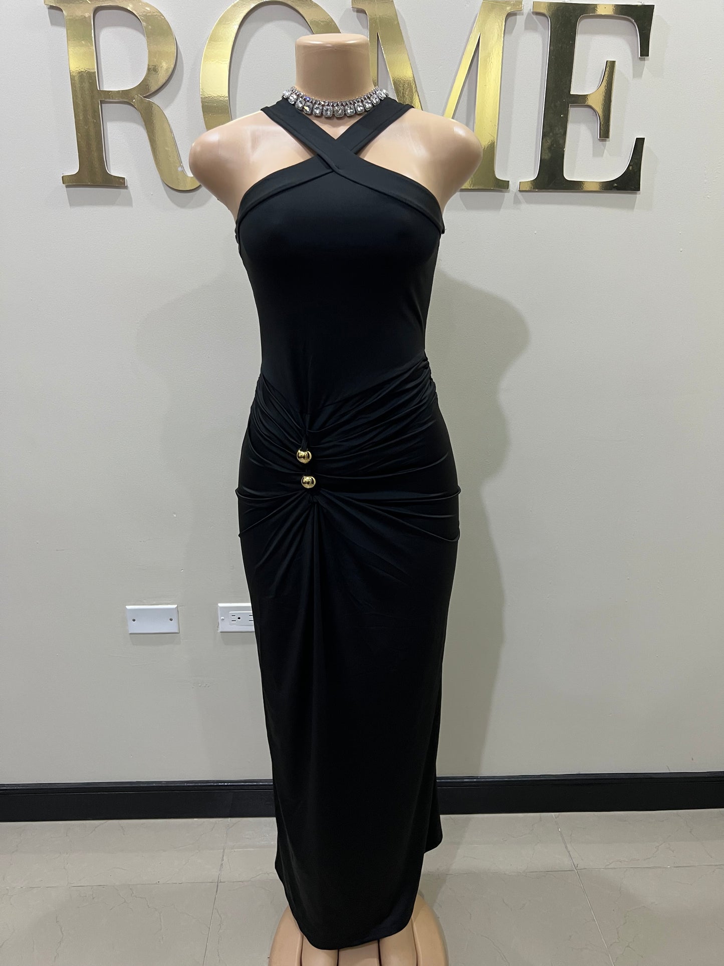 Olive Dress (Black)