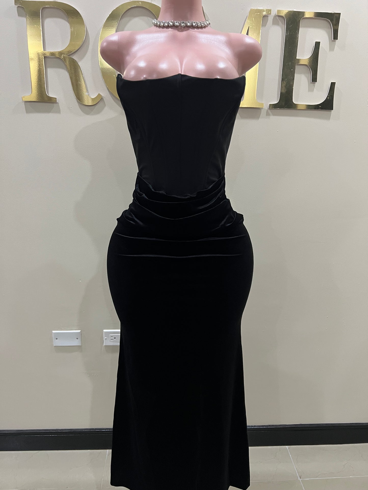 Robyn Corset Dress (Black)