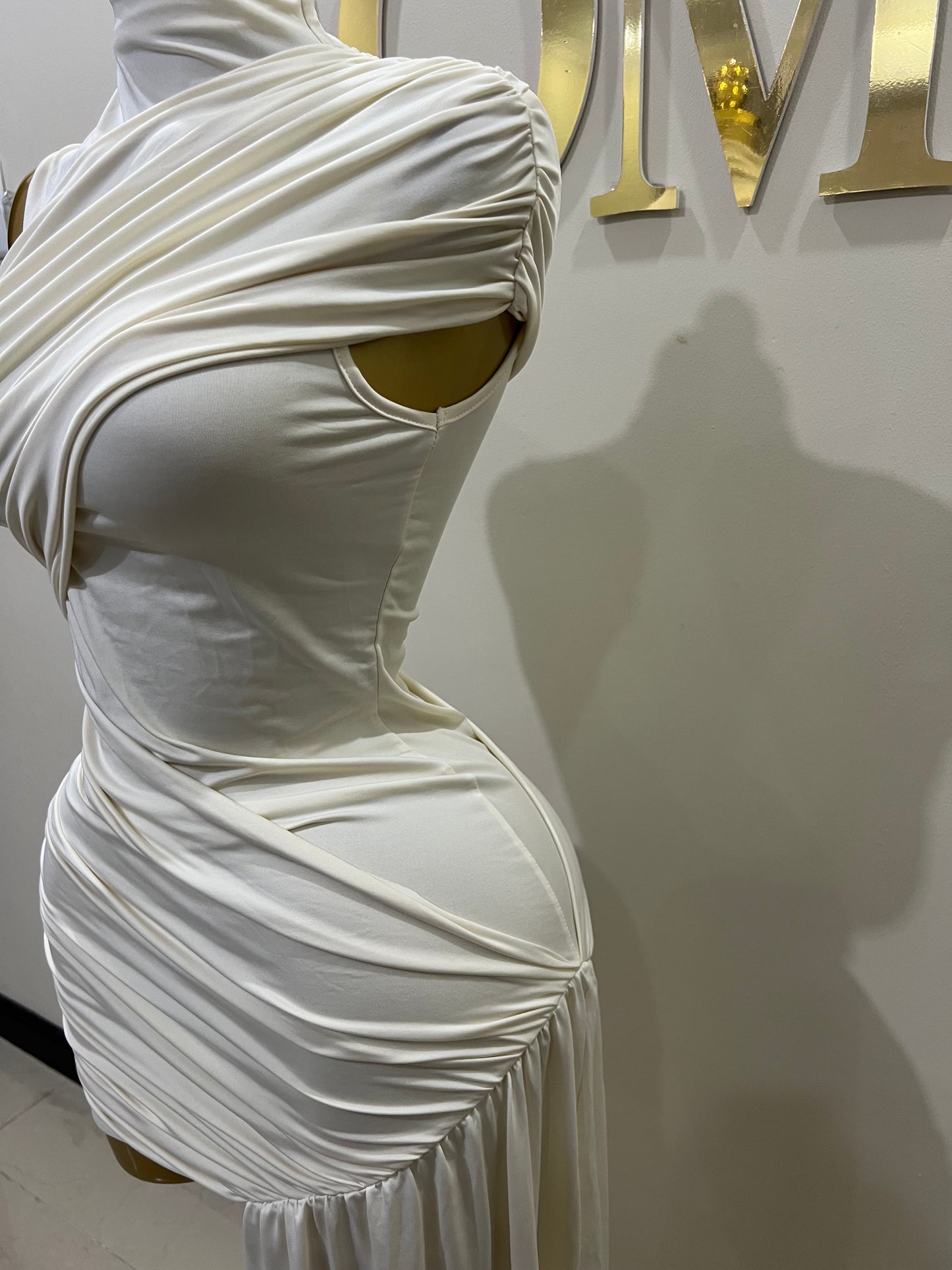 Samira Allegra Dress (Beige)