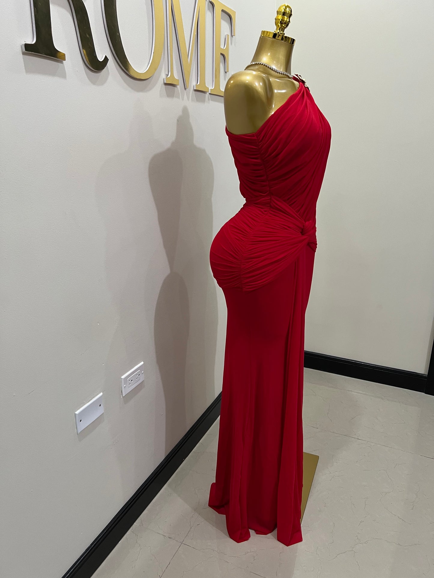 Michelle Petal Grace Dress (Red)