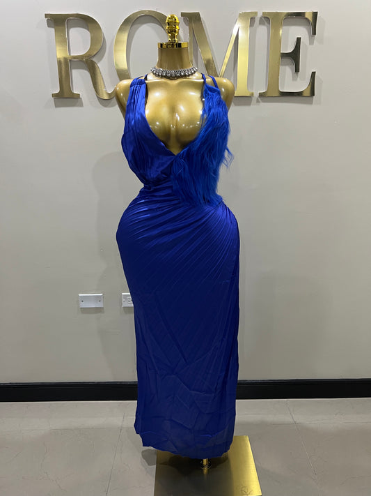 Carli Slay Dress (Blue)