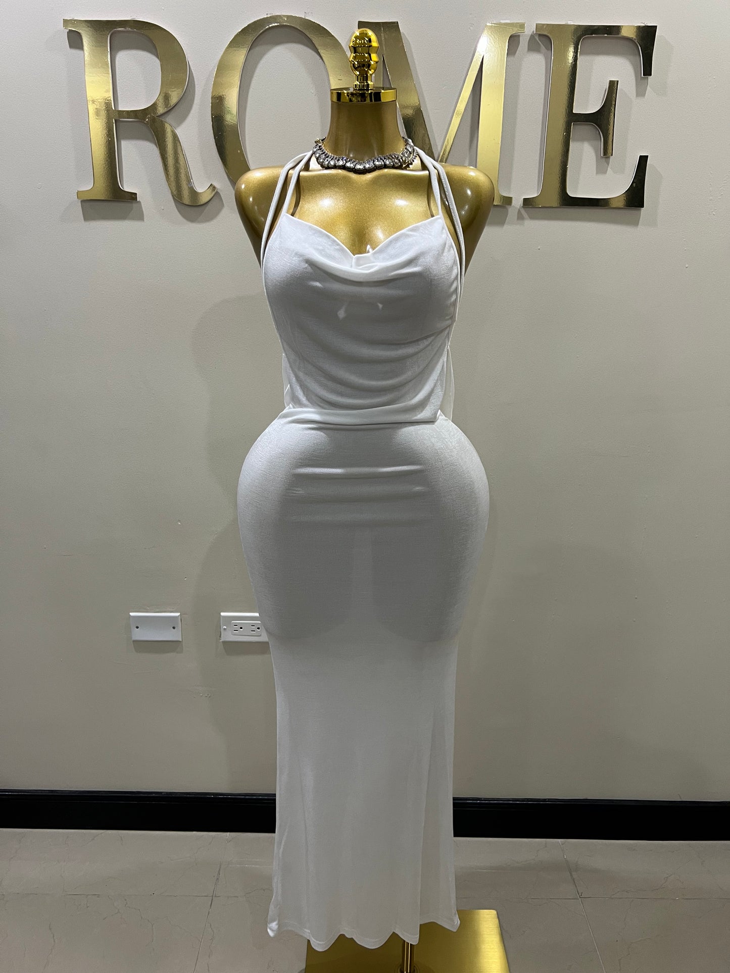 Carey True Dress (White)
