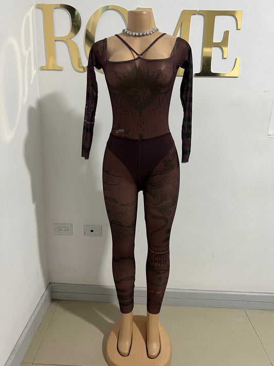 Ming 2 pcs Sheer Tights Set (Dark)