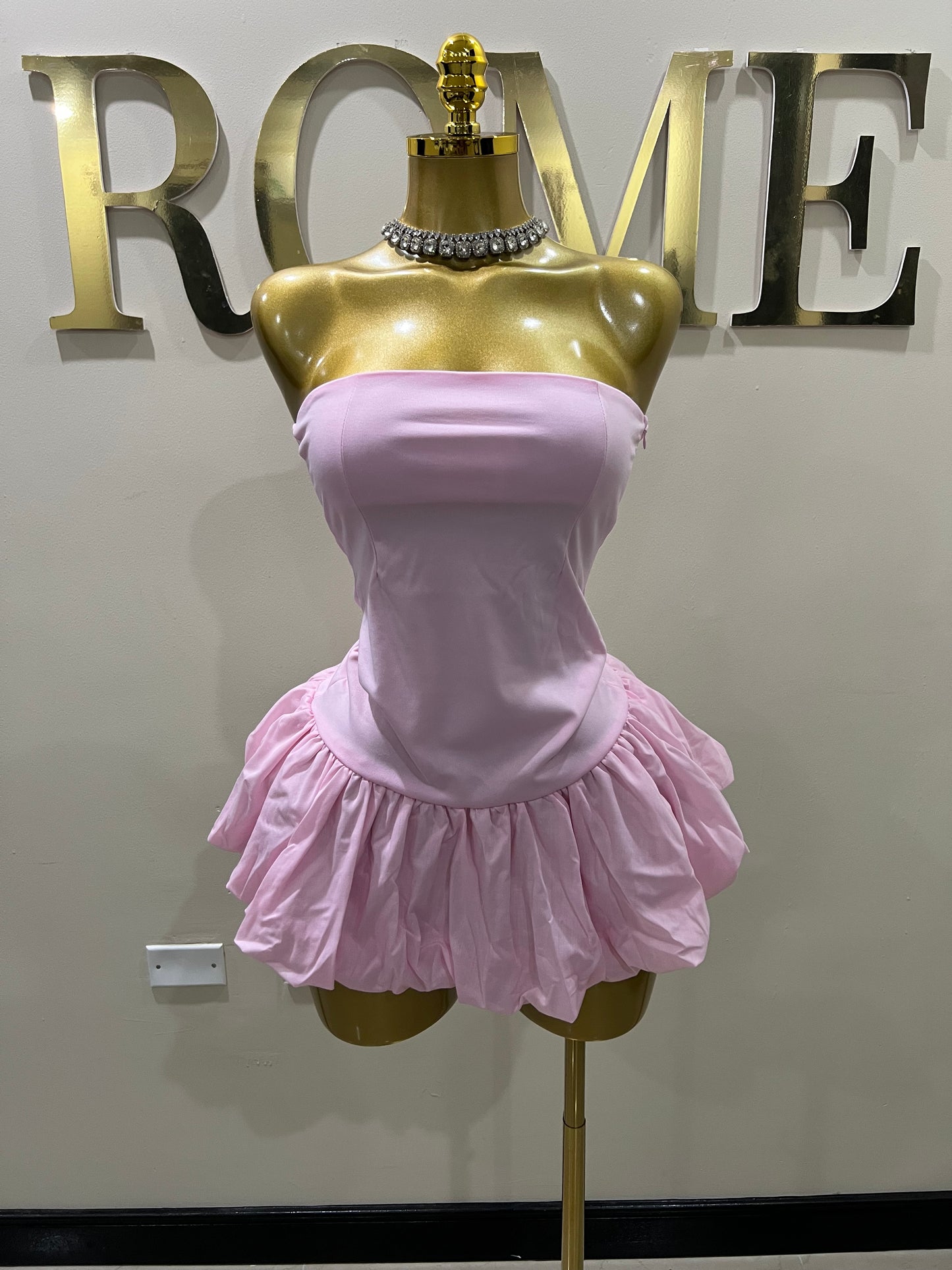 Solange Princess Pumpkin Dress (Pink)