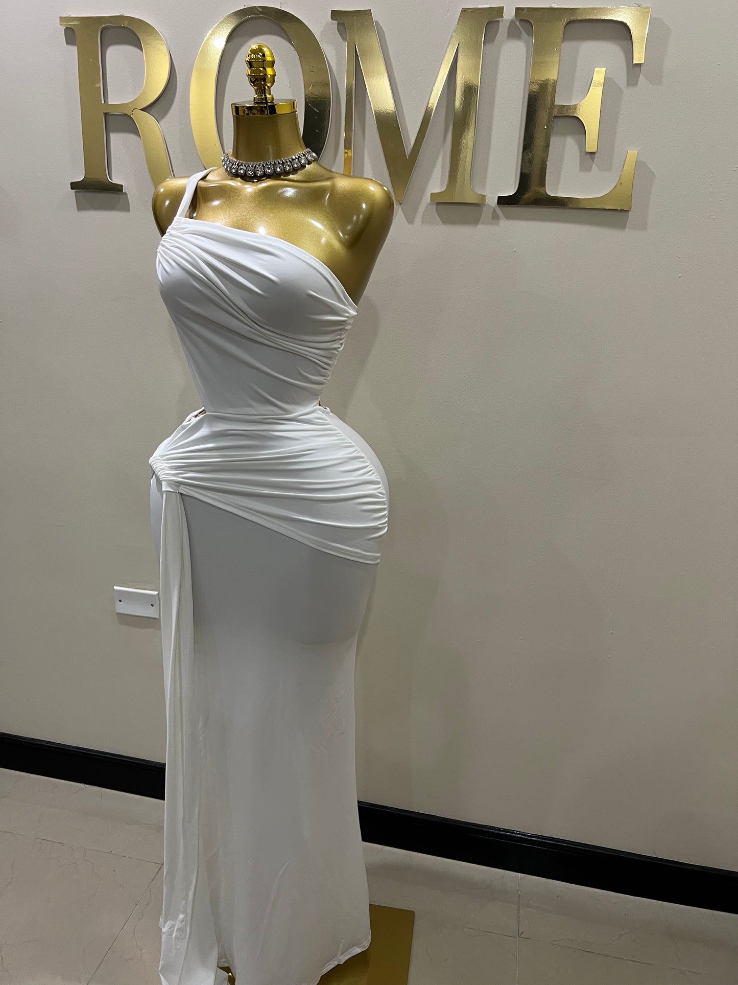 Emma Giselle Dress (White)