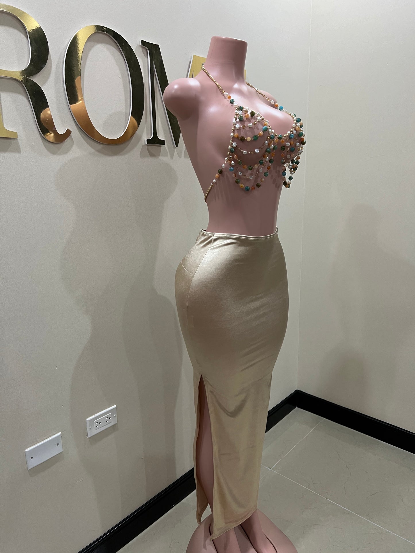 Priya Skirt Only (Champagne)