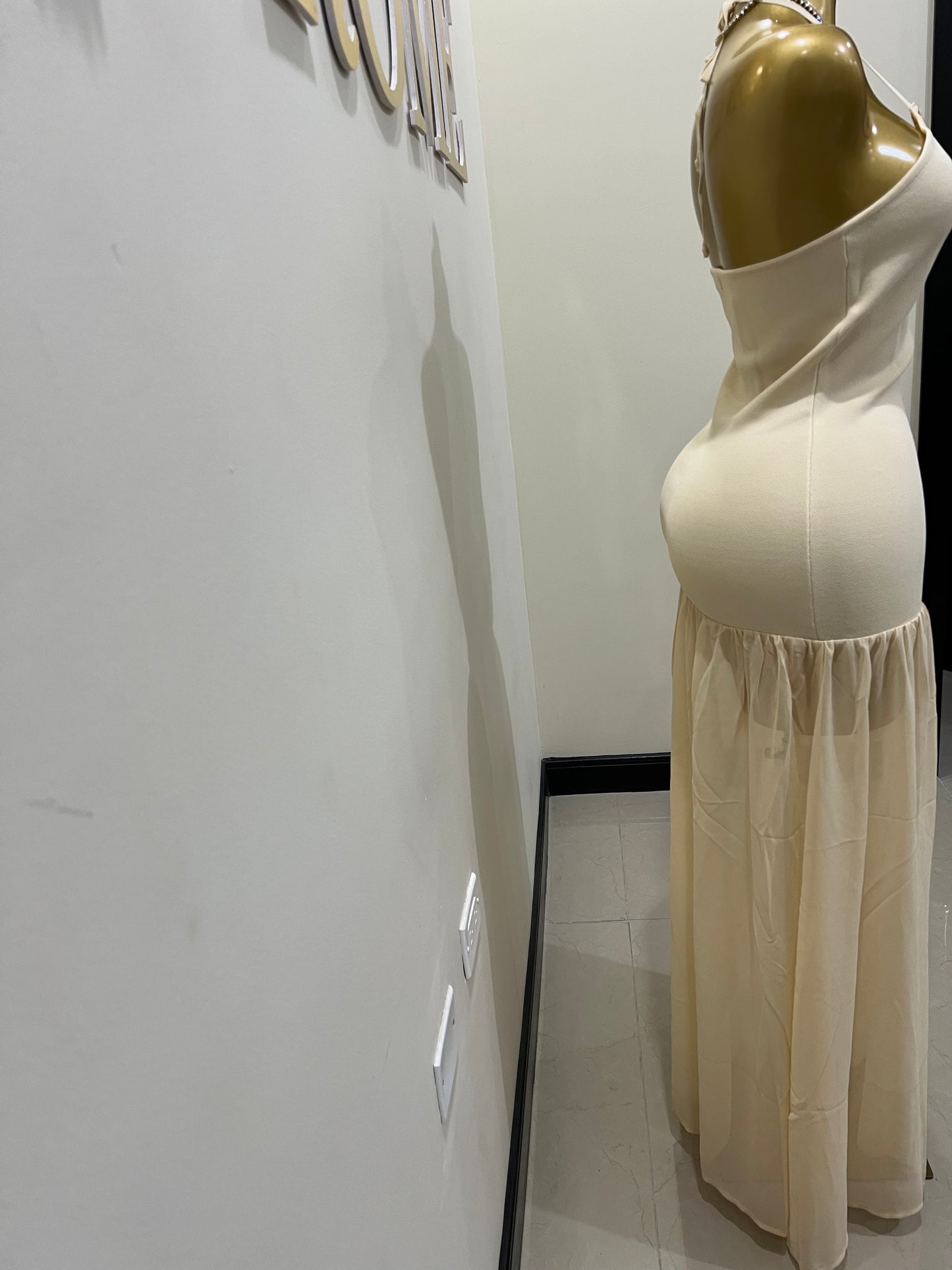 Camila Nara Dress (Cream)