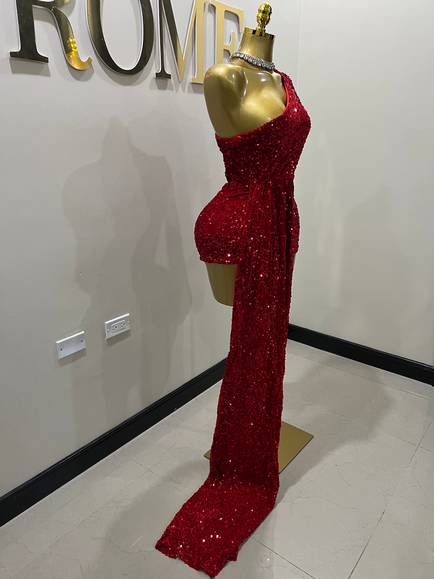 Holly Super Mini Allegra Dress (Red)
