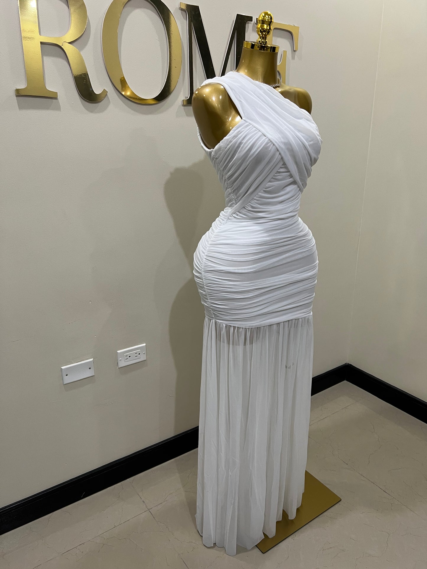 Michelle Kay Dress (White)