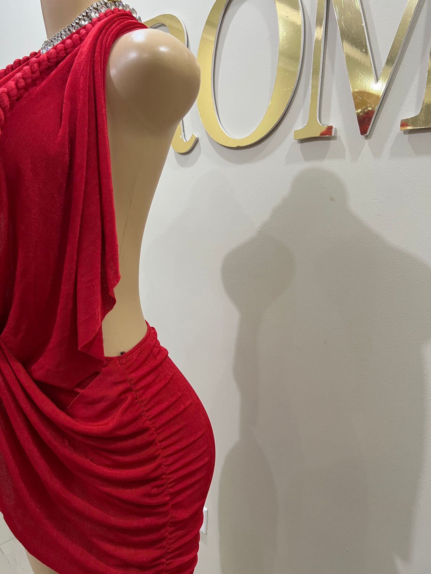 Cassie Rope Dress (Red)