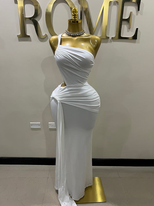 Emma Giselle Dress (White)