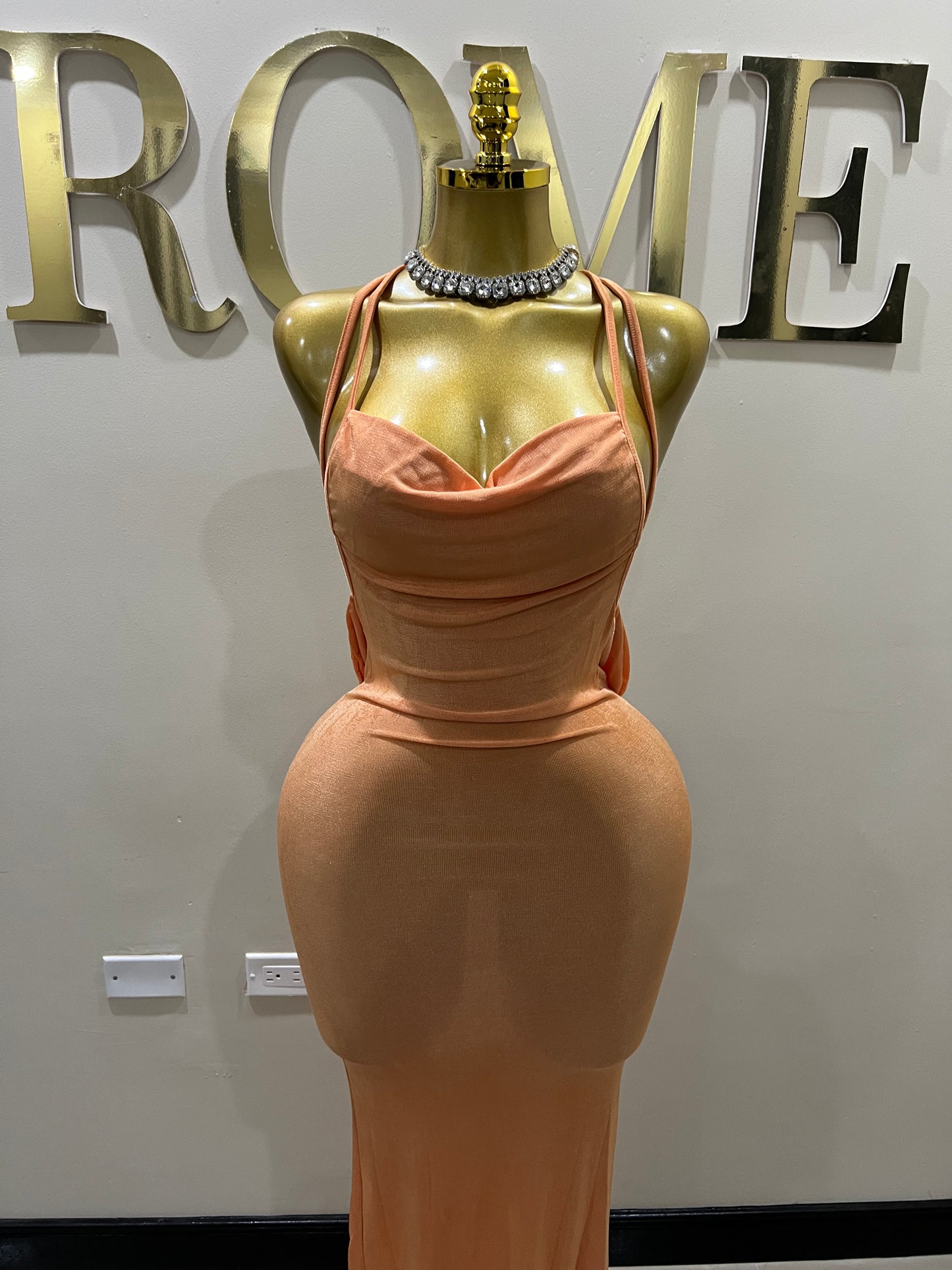 Carey True Dress (Orange)