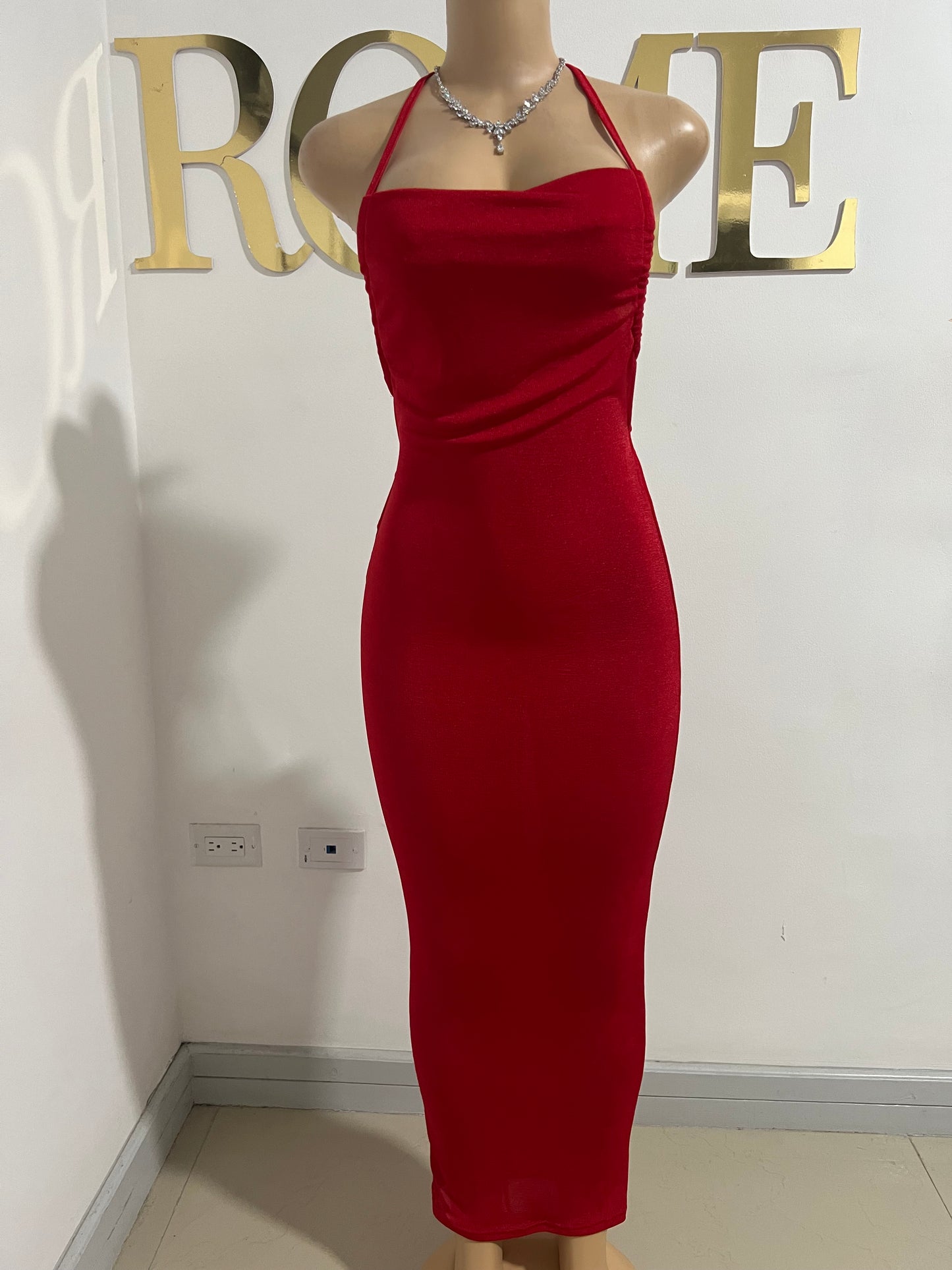 Carey Vibe Dress (Red)