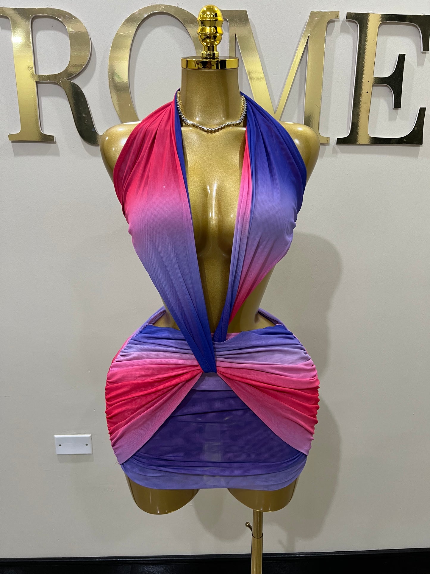 Asia Paradise Mesh Dress (Purple)