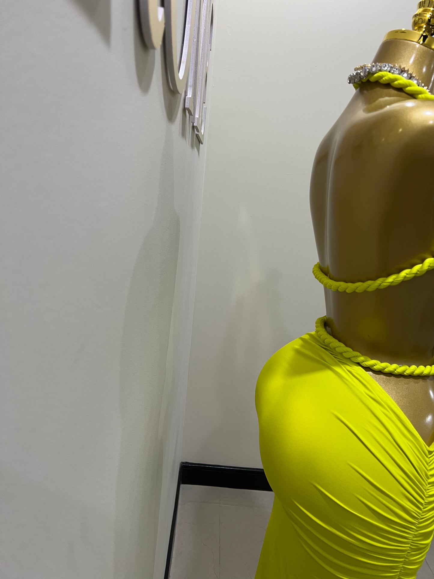 Emma Giselle Rope Skirt Set (Green)