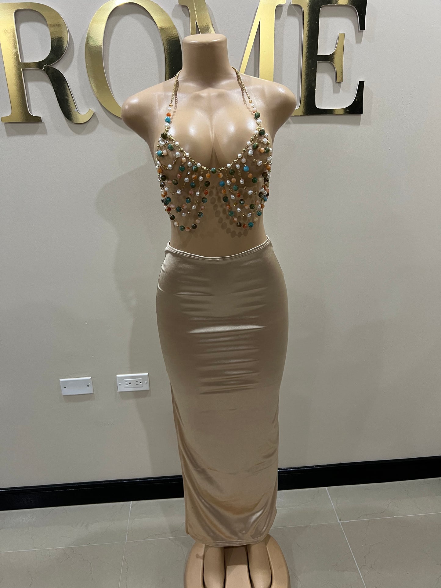 Priya Skirt Only (Champagne)