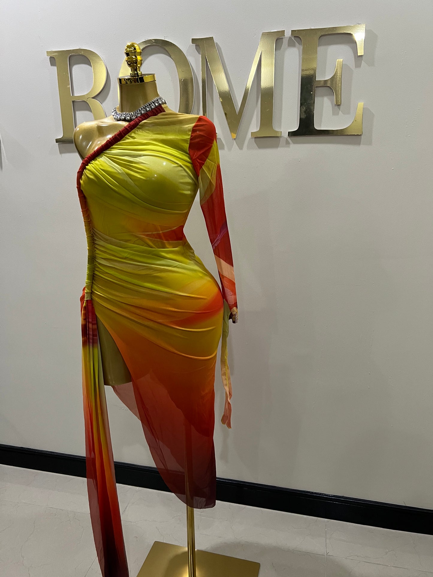 Cairo Carli Mesh Dress