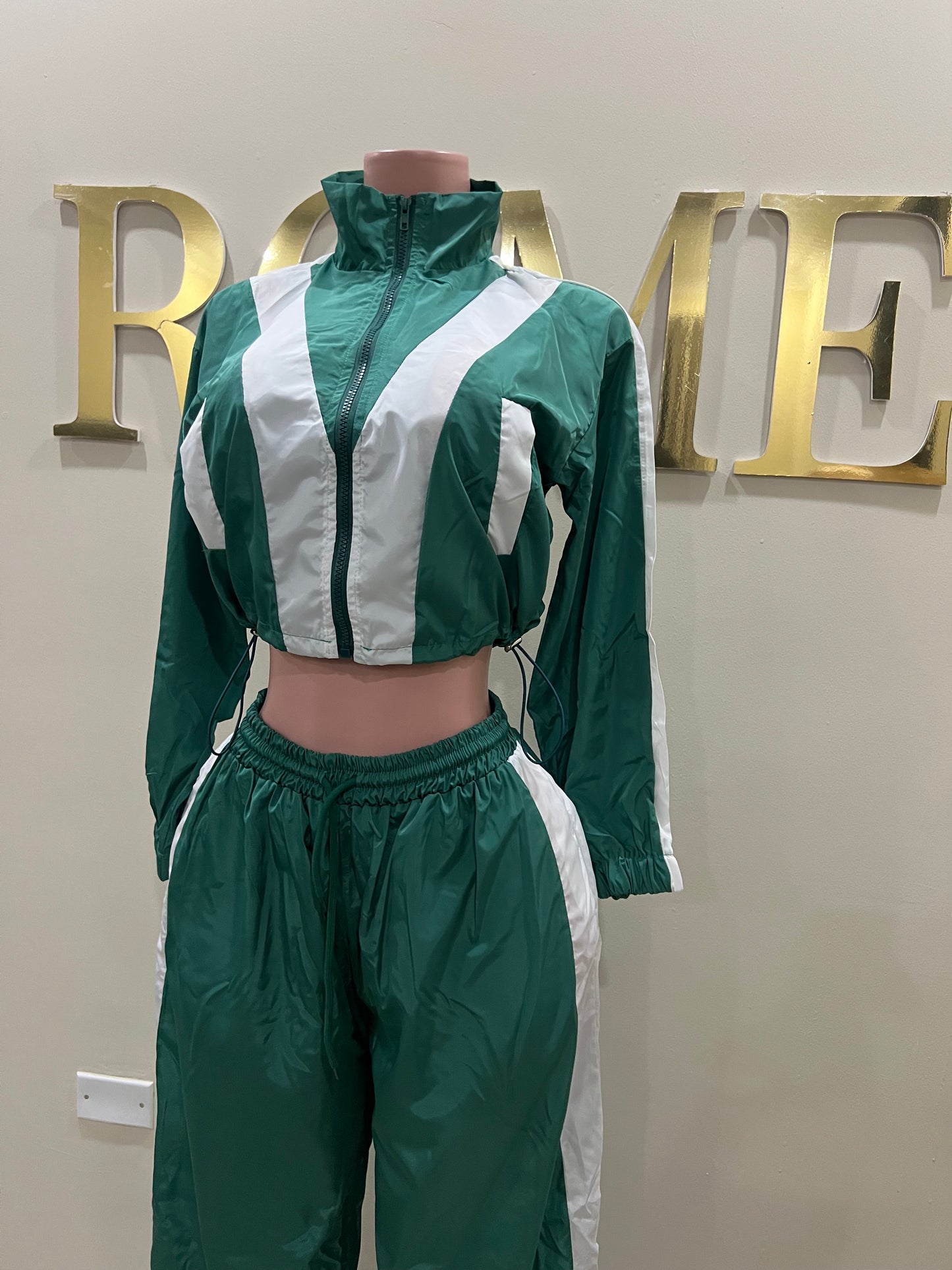 Brooklyn Tracksuit Pants Set (Green)