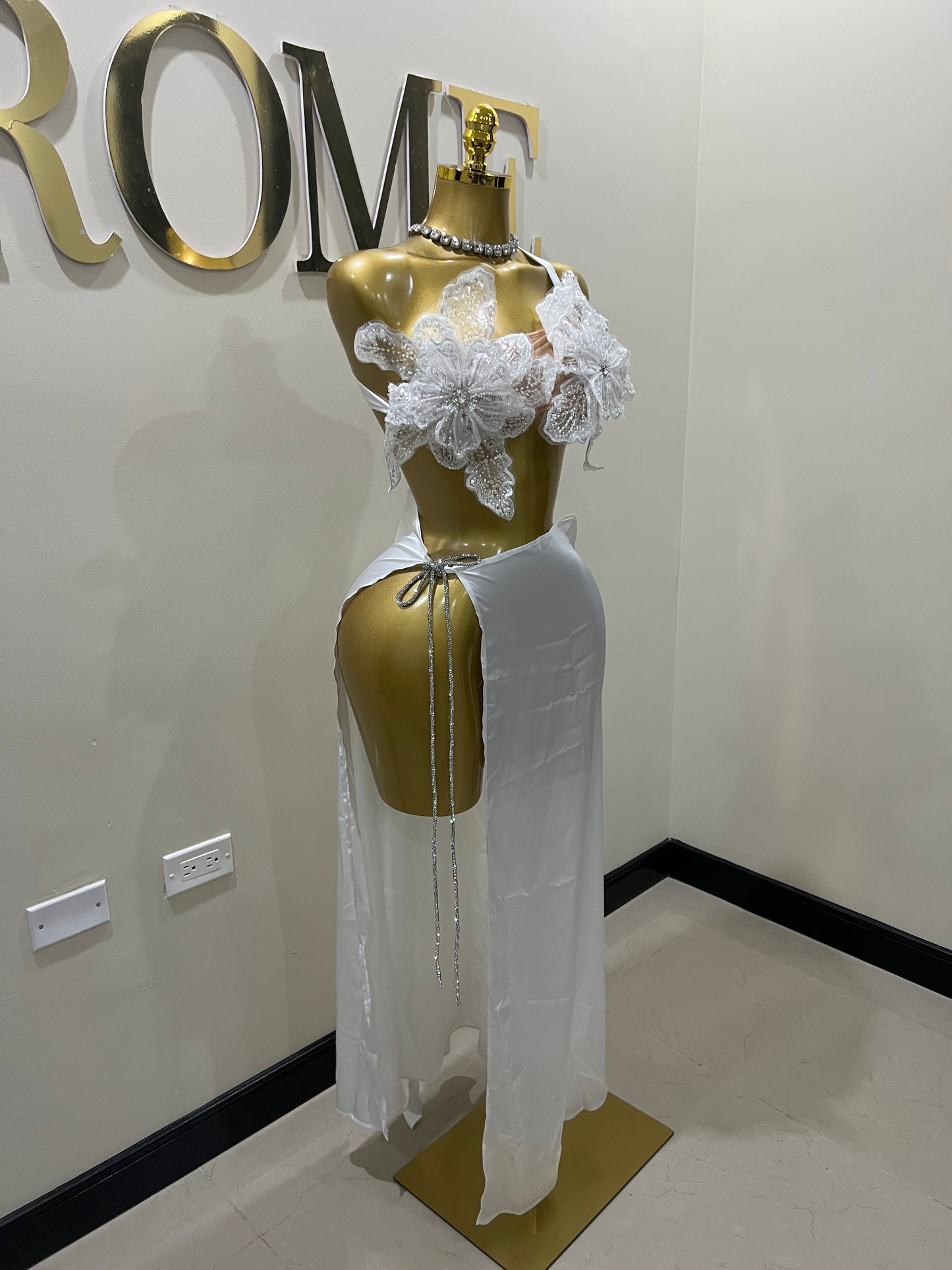 Rachel Flower Skirt Set