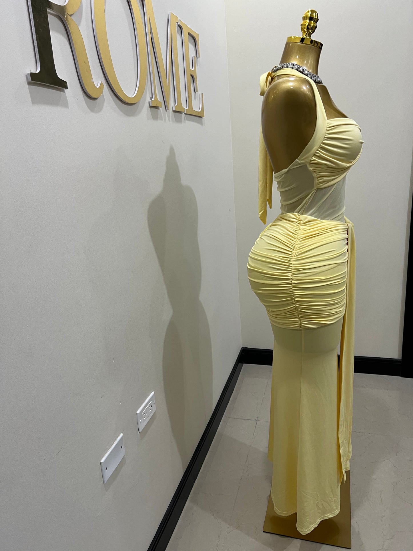 Sweetheart Nara Dress (Yellow)