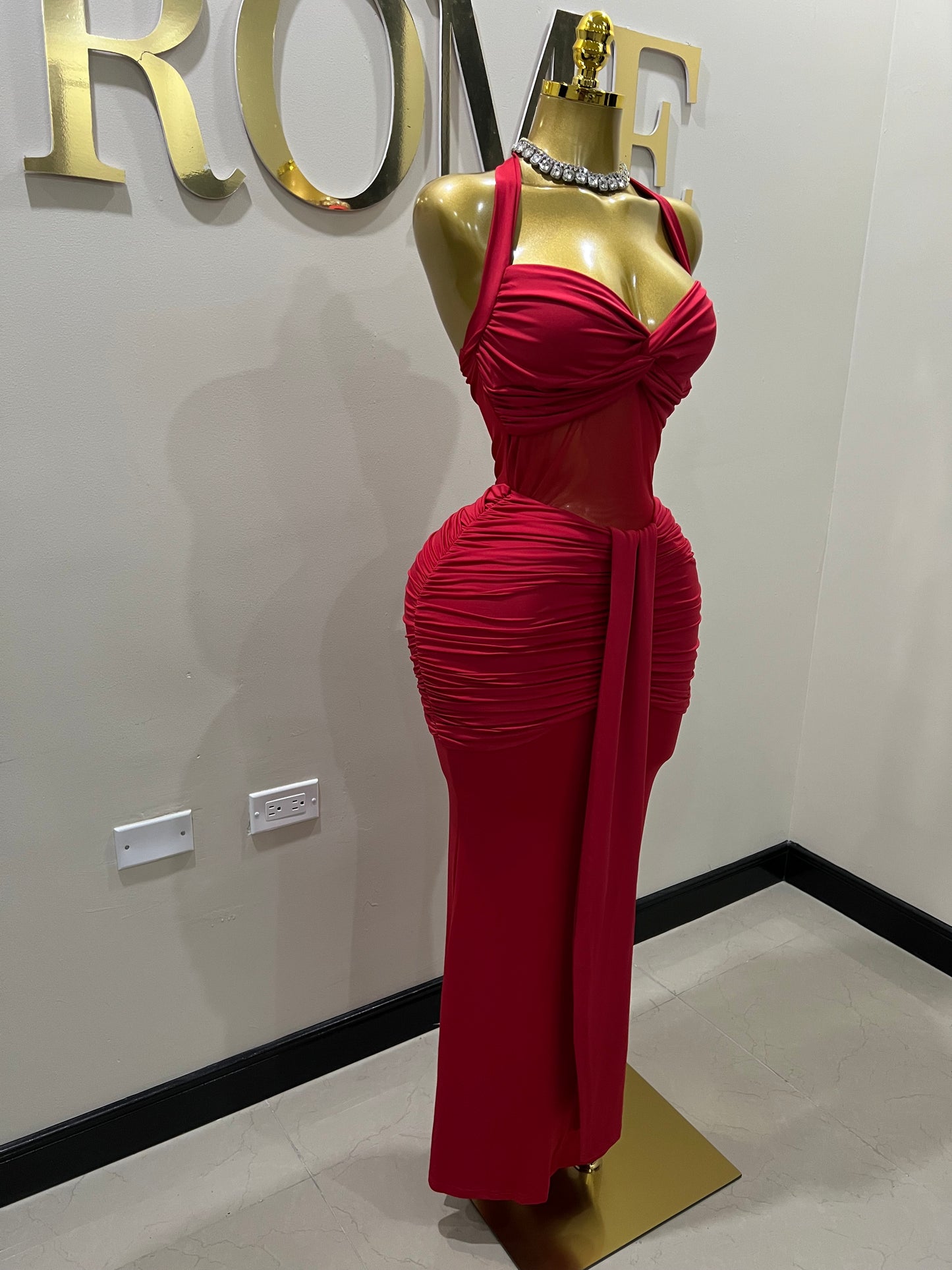 Sweetheart Nara Dress (Red)