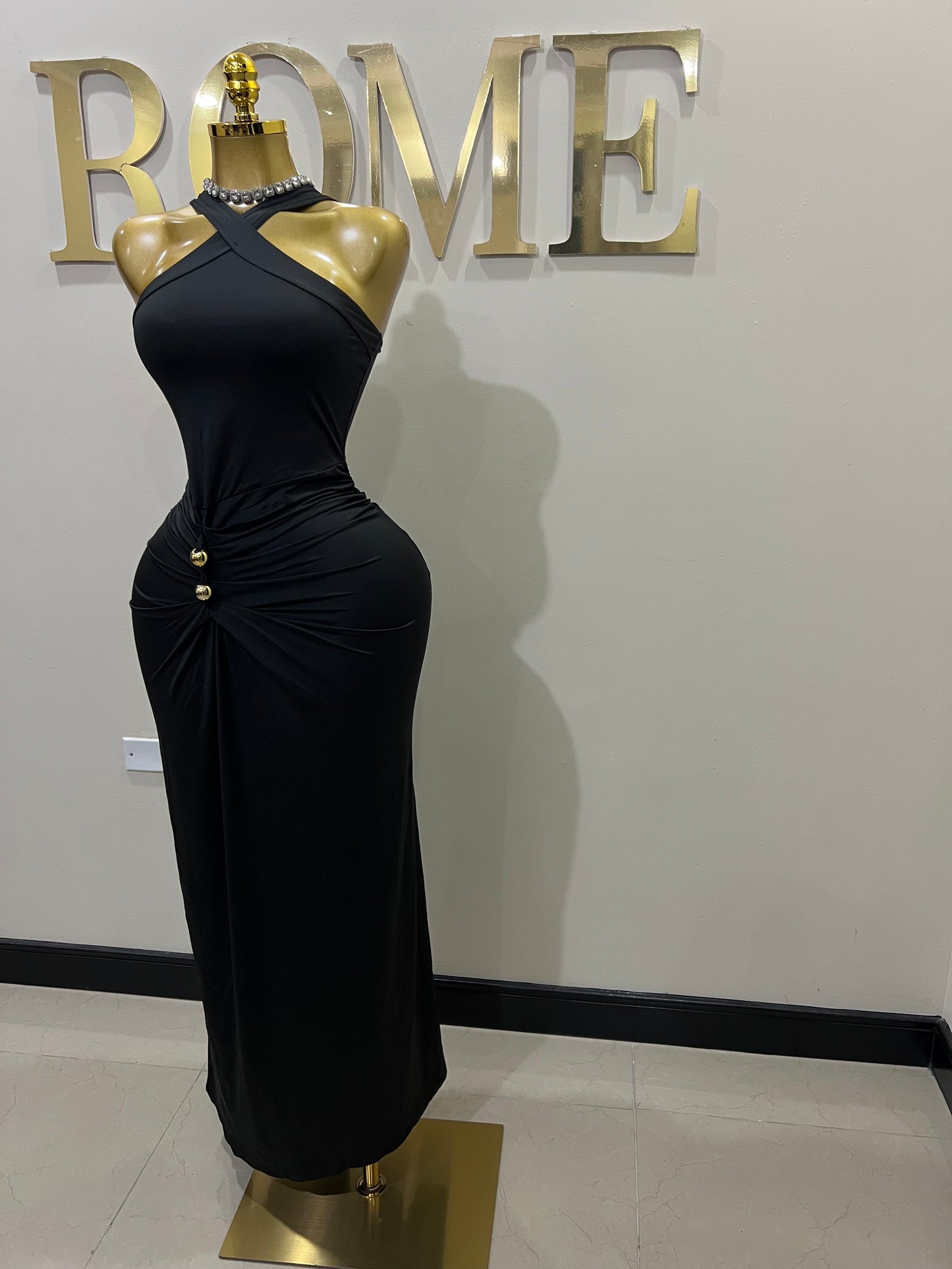 Olive Dress (Black)