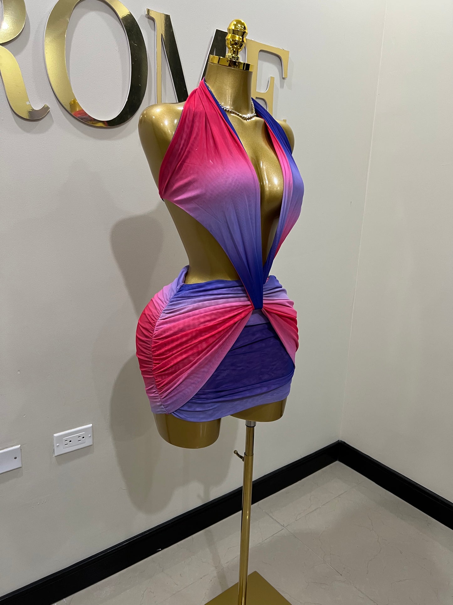 Asia Paradise Mesh Dress (Purple)