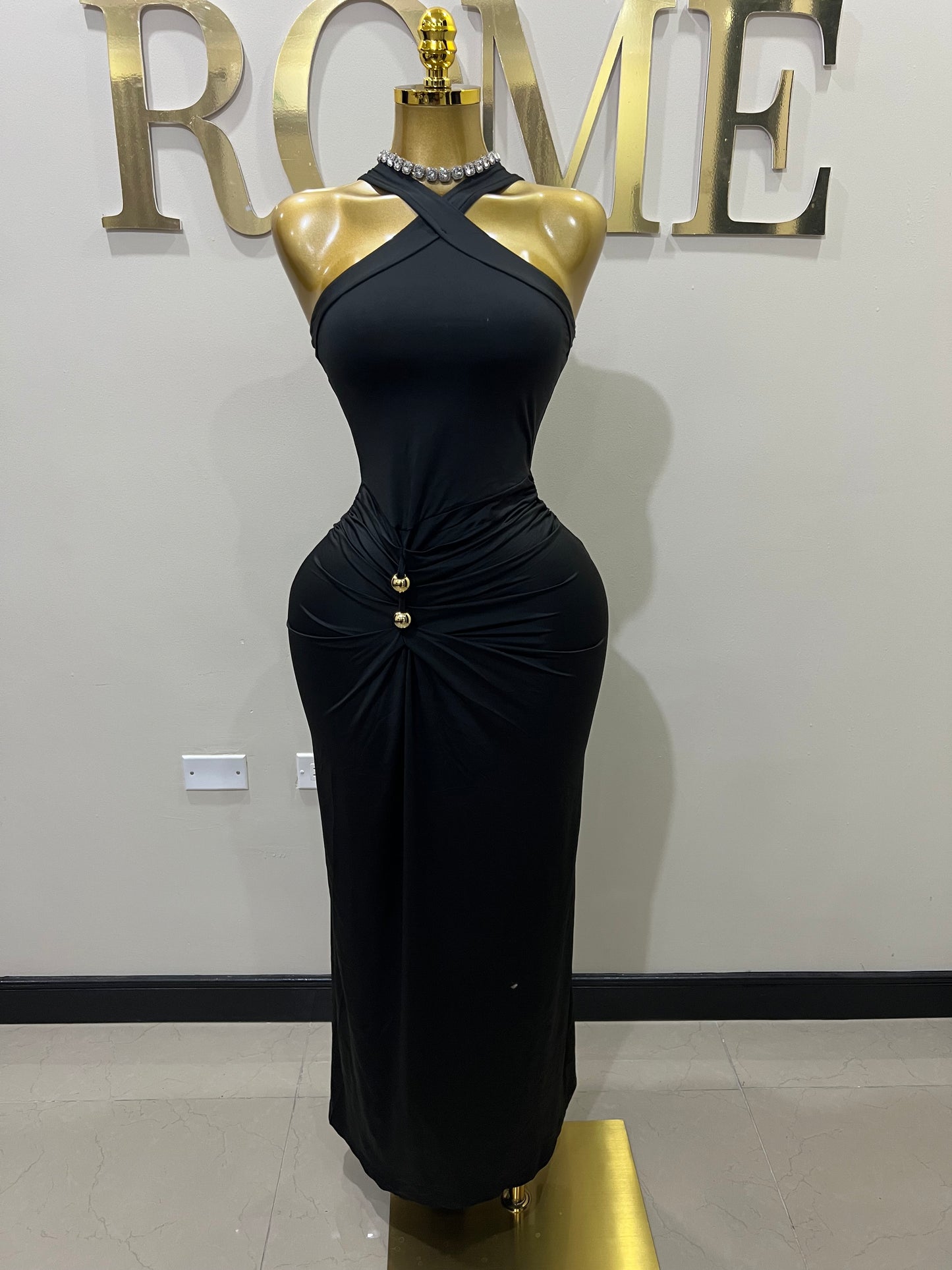 Olive Dress (Black)