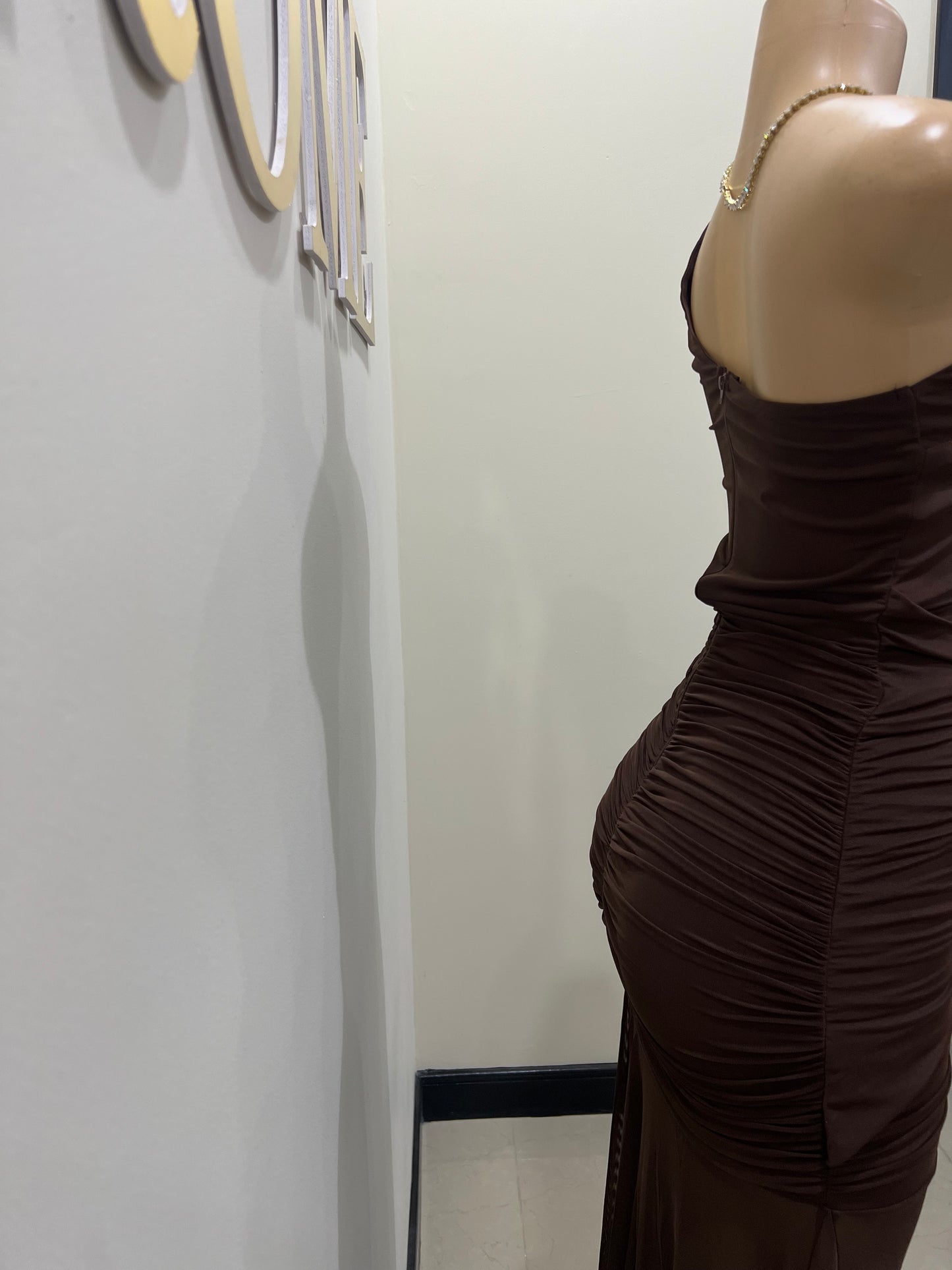 Celest Dress (Brown)