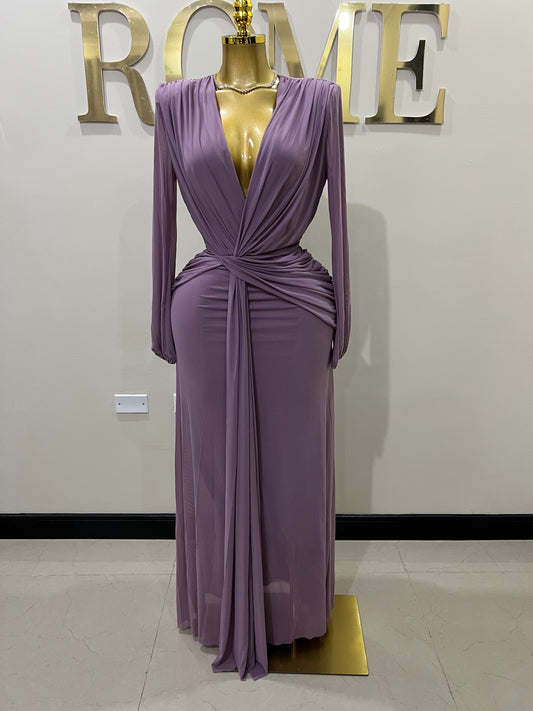 Michelle Victoria Dress (Purple)