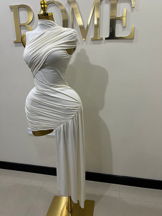 Samira Allegra Dress (Beige)