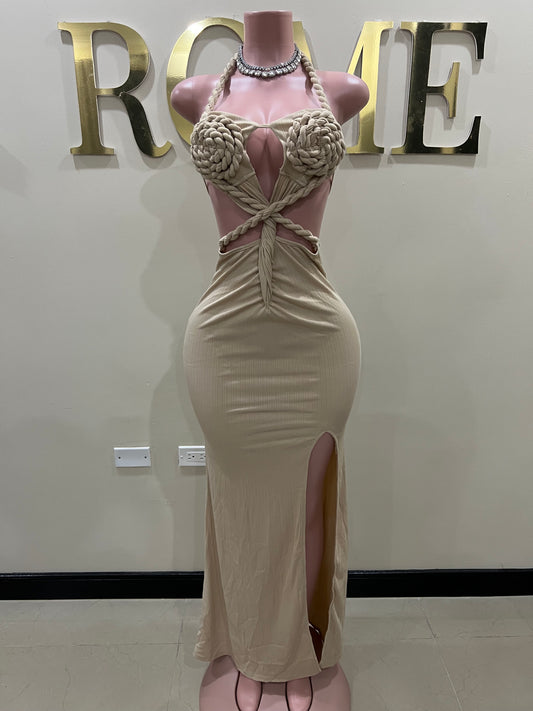 Athena Rope Dress (Brown)
