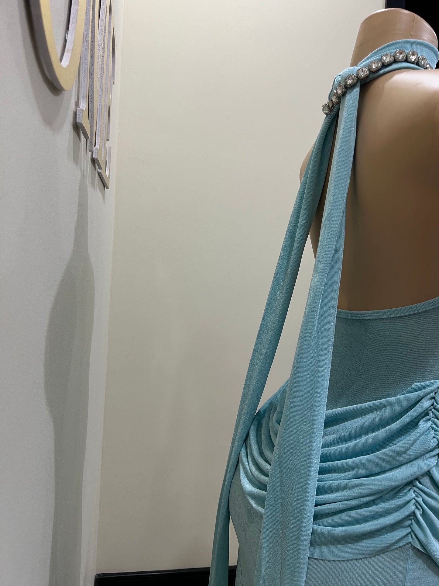 Alice Fringe Dress (Blue)