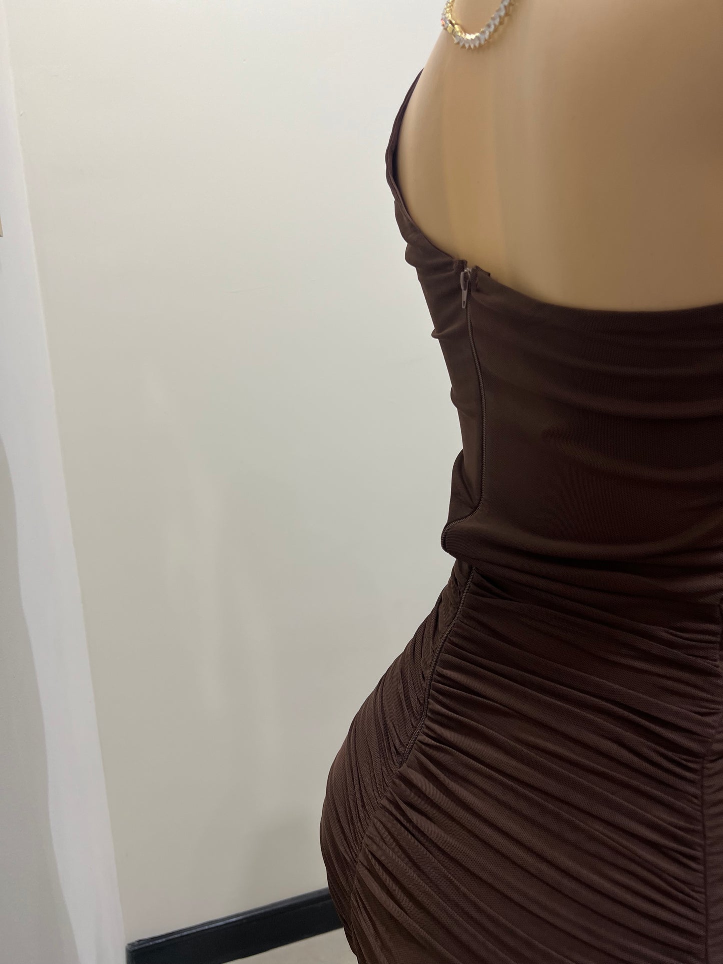 Celest Dress (Brown)