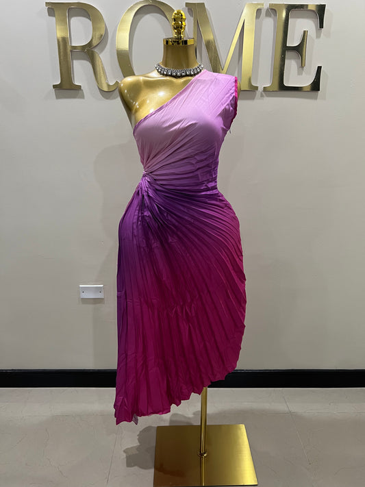 Carli Dress (Pink - purple)