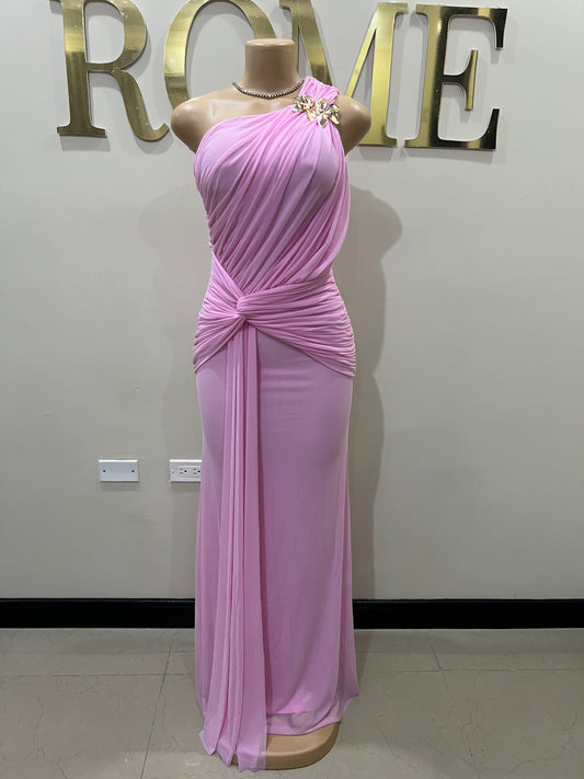 Michelle Petal Grace Dress (Light Pink)
