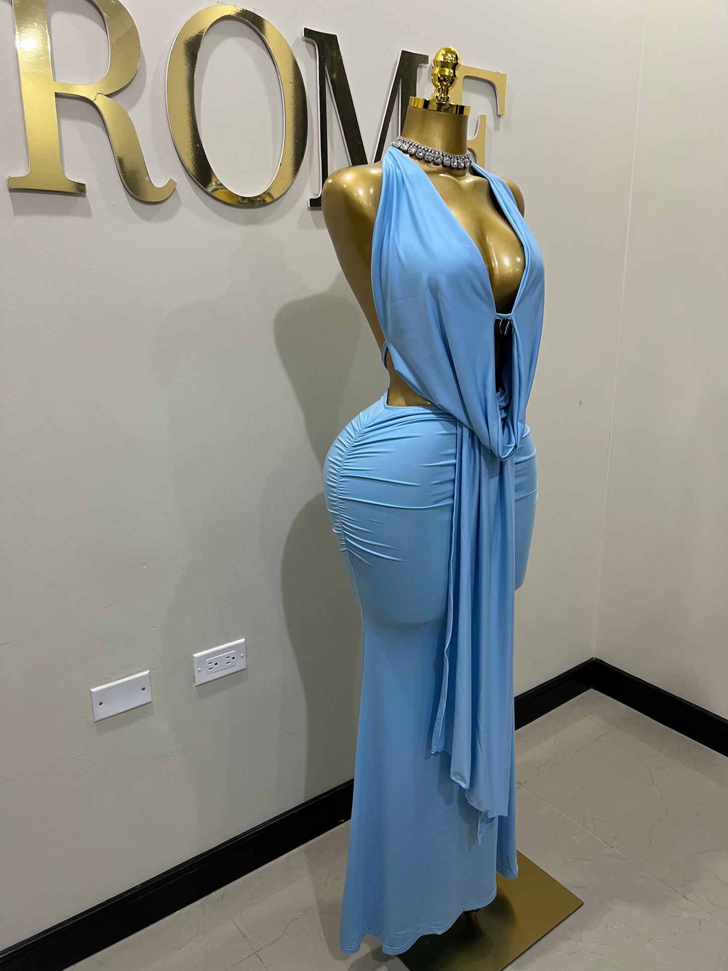 Astra Skirt Set (Blue)