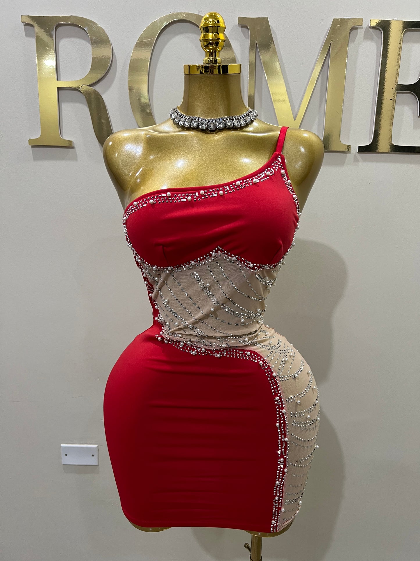 Heart’s Desire Short Dress (Red)
