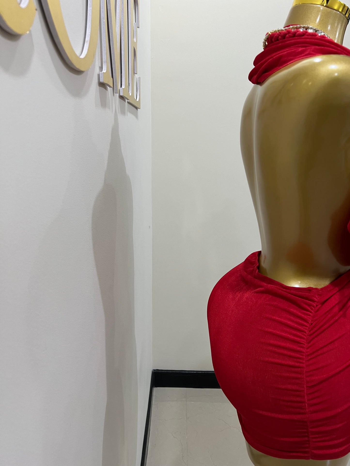 Cassie Rope Dress (Red)