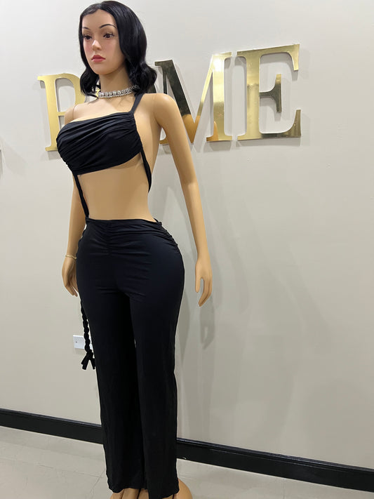 Emma Giselle Jumpsuit (Black)