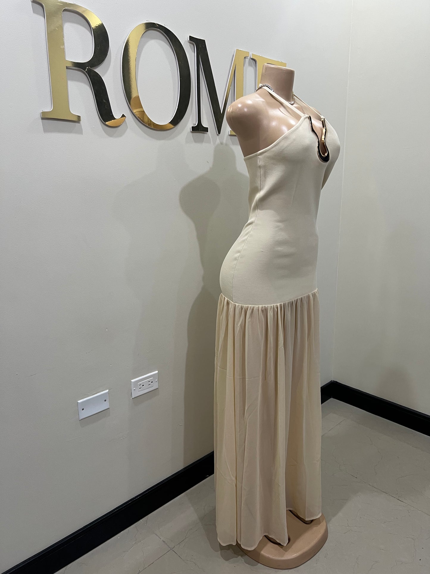 Camila Nara Dress (Cream)