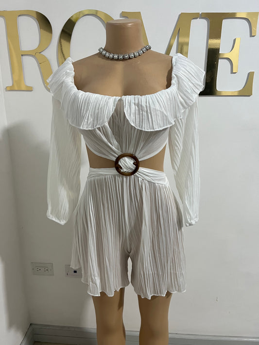 Jane Romper (White)