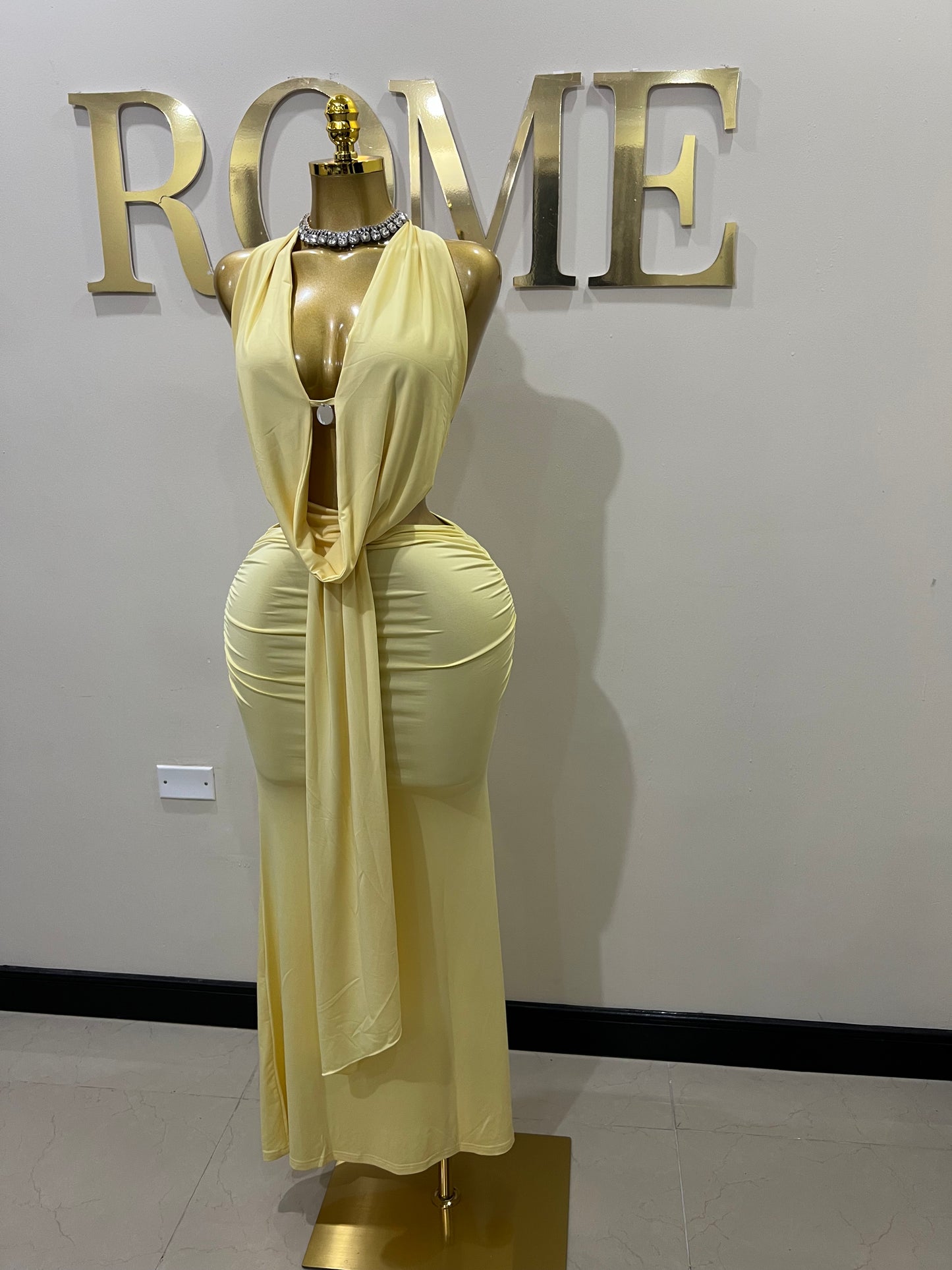 Astra Skirt Set (Yellow)