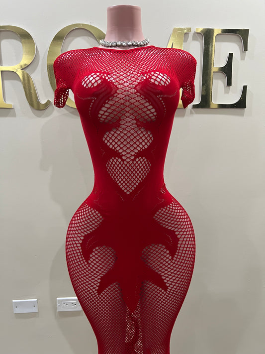 Fire Tights Dress (Red)